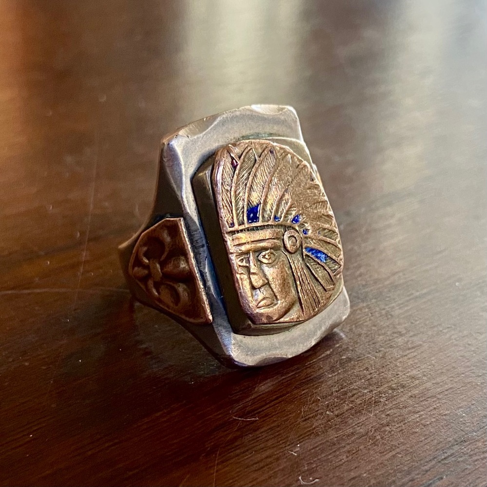 Vintage 1950’s Mexican biker ring